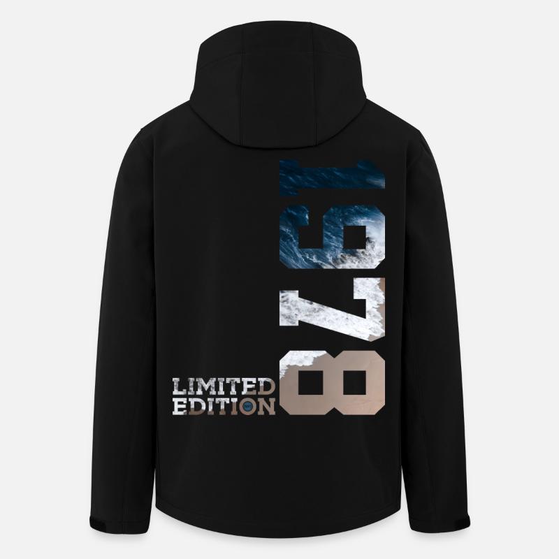 48E ANNIVERSAIRE ÉDITION LIMITÉE 1978 - Veste softshell homme en polyester recyclé Stanley/Stella - noir