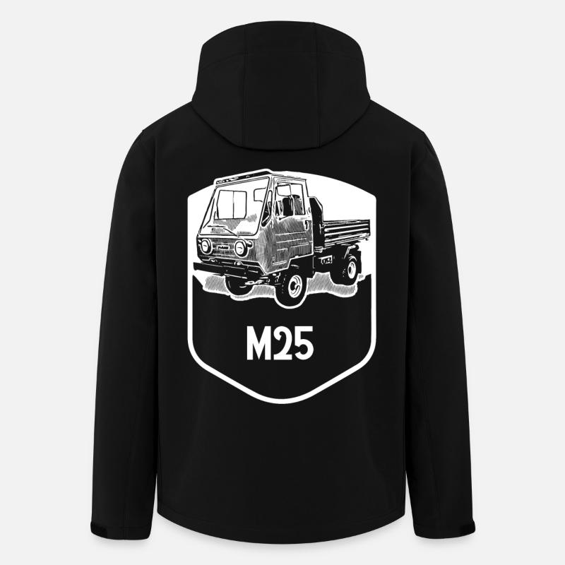 Multicar M25 - DDR - Klassiker - Recycelte Männer Softshell-Jacke von Stanley/Stella - Schwarz