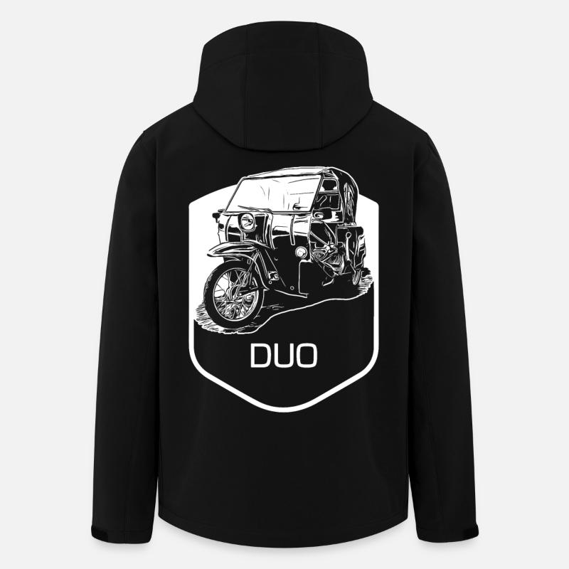 Krause Duo - Veste softshell homme en polyester recyclé Stanley/Stella - noir