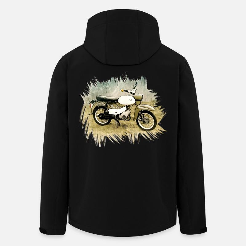 Simson SR 4/4 Hawk - Veste softshell homme en polyester recyclé Stanley/Stella - noir