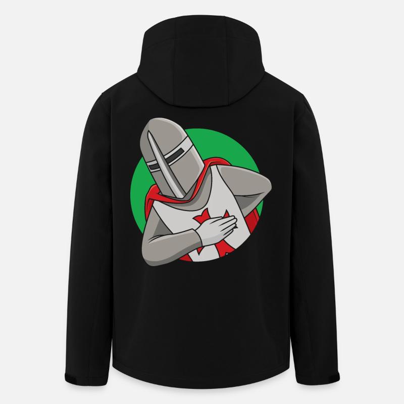 Croisé amical - Veste softshell homme en polyester recyclé Stanley/Stella - noir