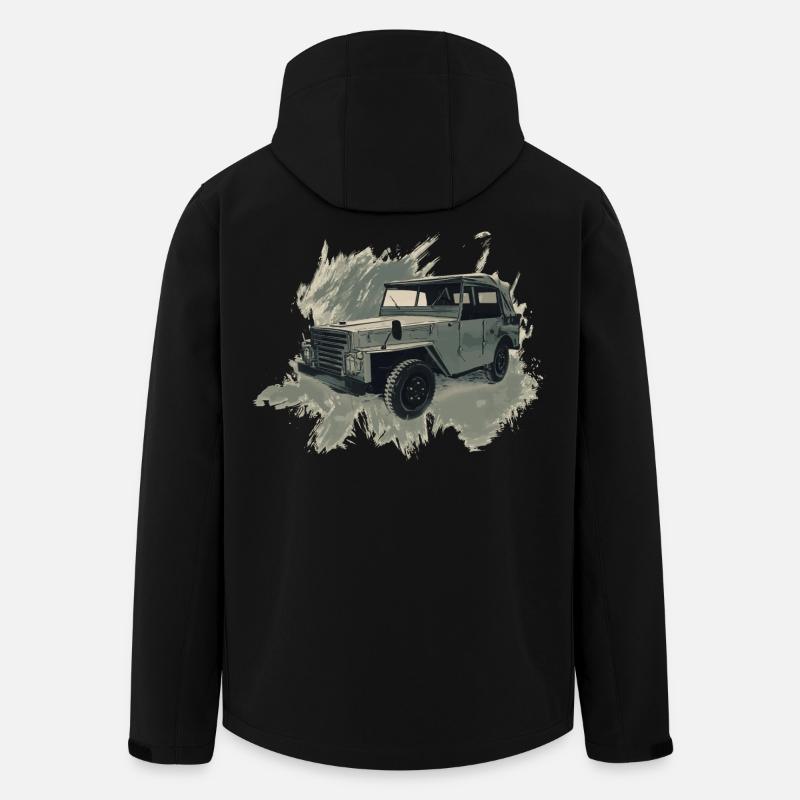 P-2-M - Veste softshell homme en polyester recyclé Stanley/Stella - noir