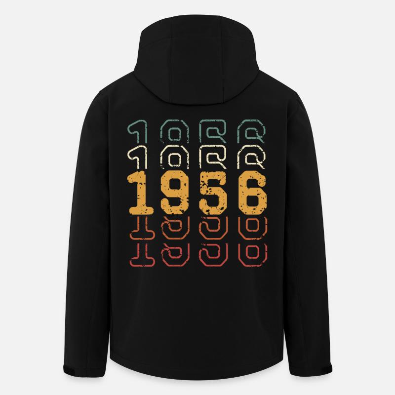 1956 - Recycelte Männer Softshell-Jacke von Stanley/Stella - Schwarz