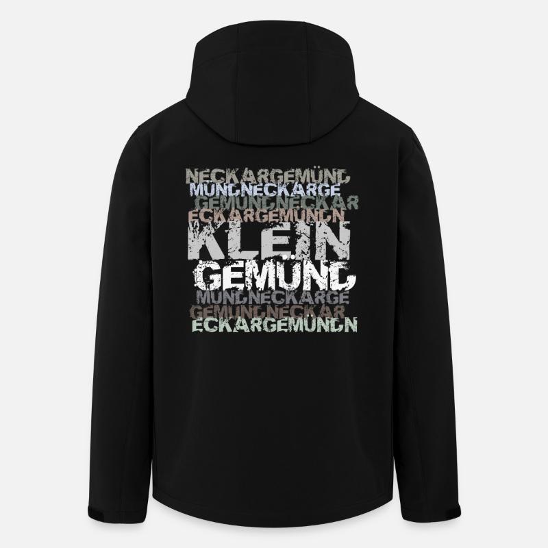 Neckargemünd - Kleingemuend - Recycelte Männer Softshell-Jacke von Stanley/Stella - Schwarz