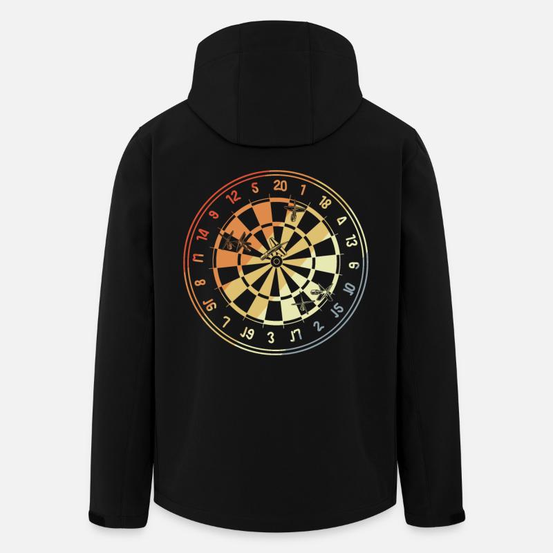 Dartboard - Men’s Recycled Softshell Jacket by Stanley/Stella - black