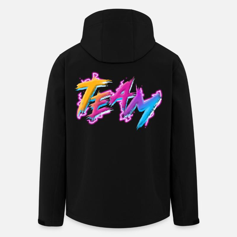 Team - Men’s Recycled Softshell Jacket by Stanley/Stella - black