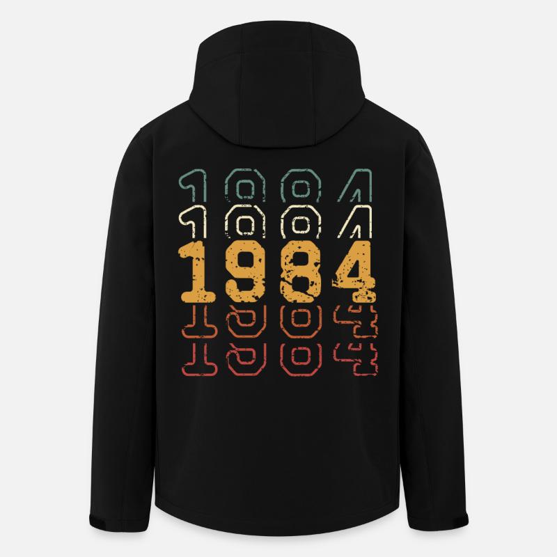 1984 - Recycelte Männer Softshell-Jacke Discoverer von Stanley/Stella - Schwarz