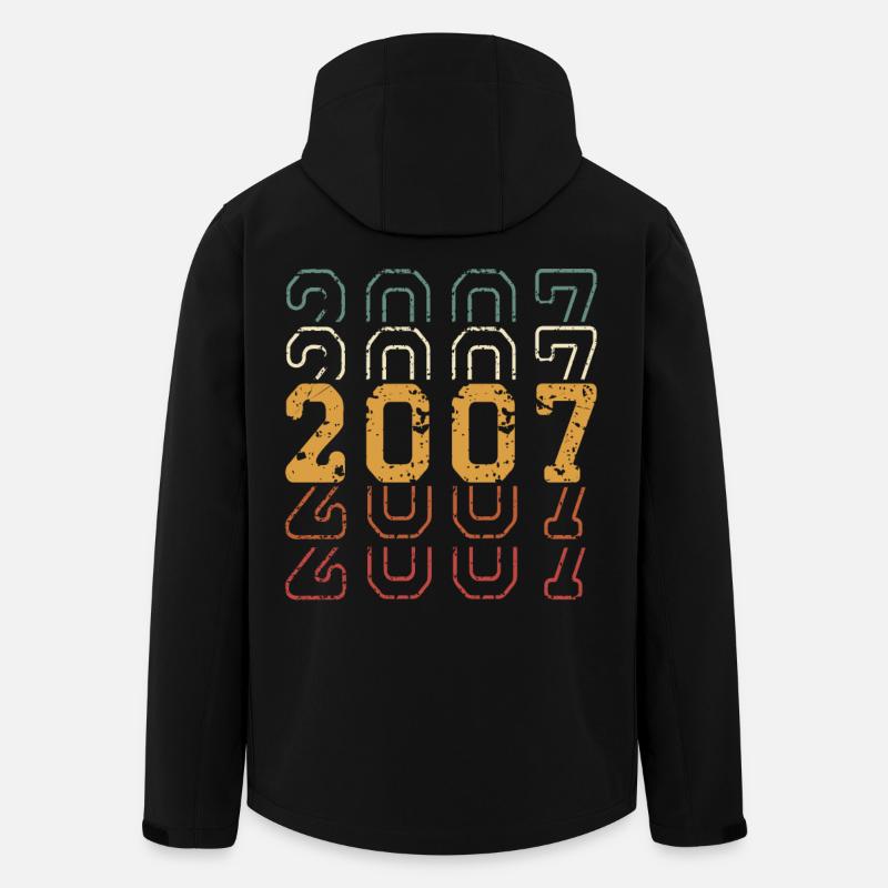 2007 - Recycelte Männer Softshell-Jacke von Stanley/Stella - Schwarz