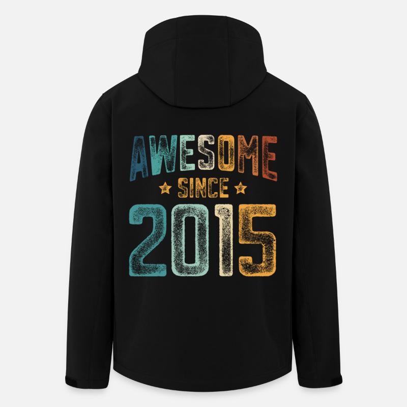 2015 Naissance Année de naissance - Veste softshell homme en polyester recyclé Stanley/Stella - noir