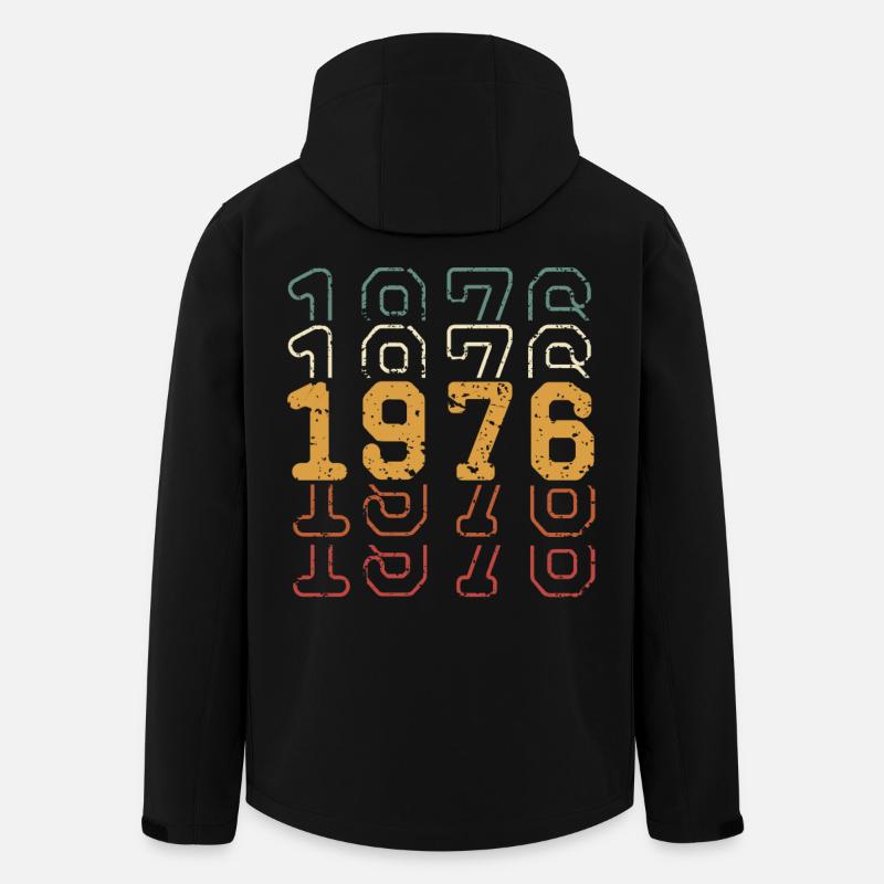 1976 - Recycelte Männer Softshell-Jacke von Stanley/Stella - Schwarz