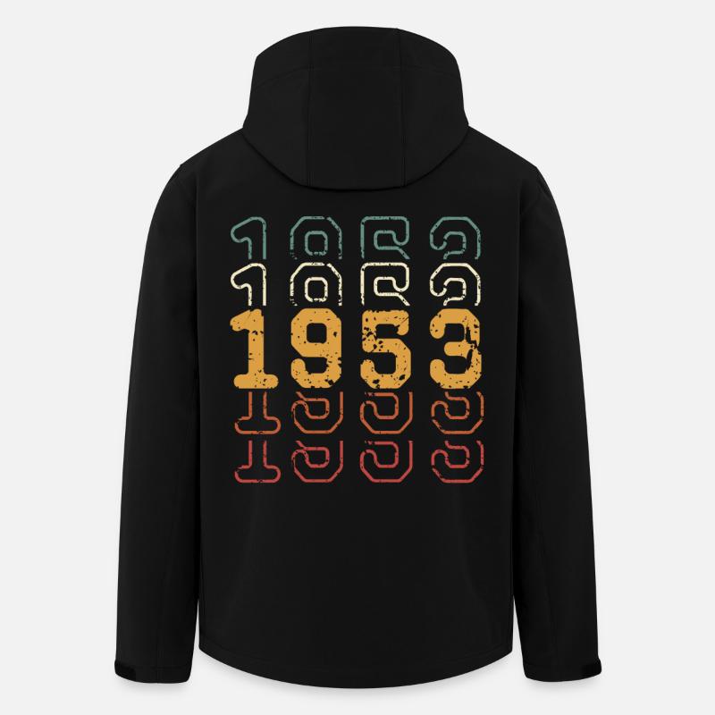 1953 - Recycelte Männer Softshell-Jacke von Stanley/Stella - Schwarz