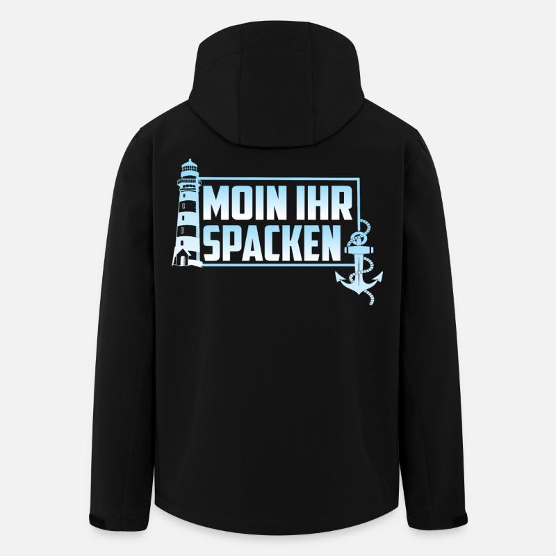 MOIN YOUR SPACKEN - Men’s Recycled Softshell Jacket by Stanley/Stella - black