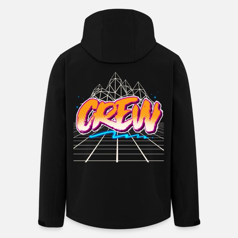 Crew - Recycelte Männer Softshell-Jacke von Stanley/Stella - Schwarz