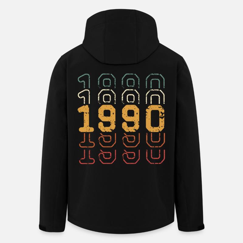 1990 - Recycelte Männer Softshell-Jacke von Stanley/Stella - Schwarz