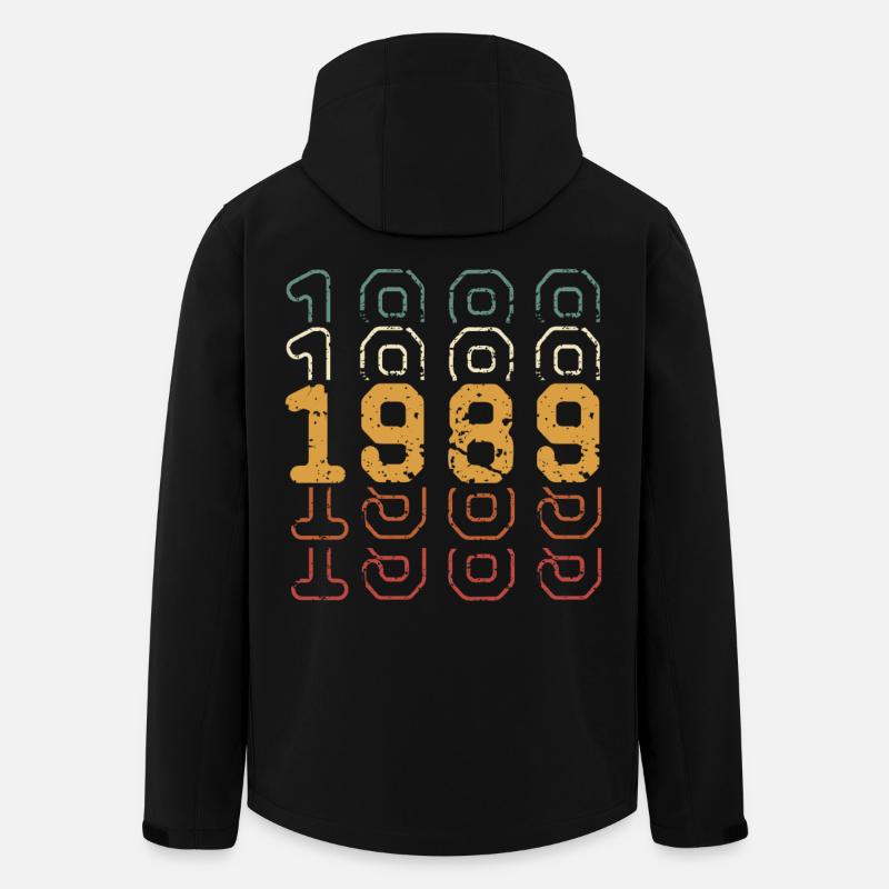 1989 - Recycelte Männer Softshell-Jacke von Stanley/Stella - Schwarz