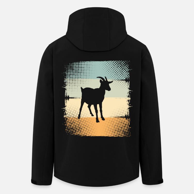 Goat - Men’s Recycled Softshell Jacket Discoverer by Stanley/Stella - black