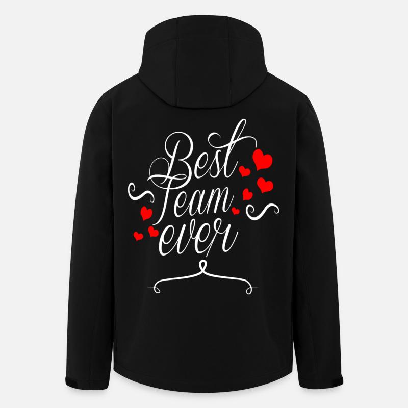 Best Team Ever - Men’s Recycled Softshell Jacket by Stanley/Stella - black