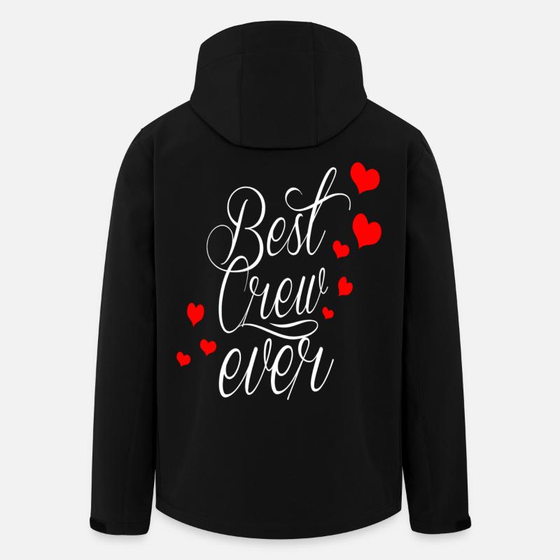 best crew ever! - Men’s Recycled Softshell Jacket by Stanley/Stella - black