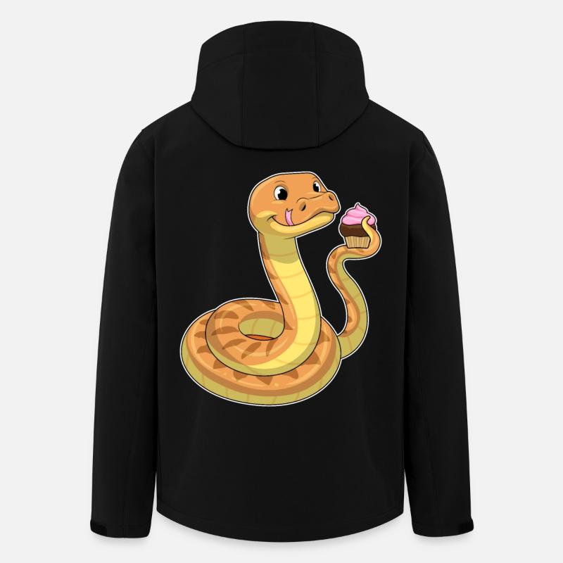 Muffin serpent - Veste softshell homme en polyester recyclé Stanley/Stella - noir