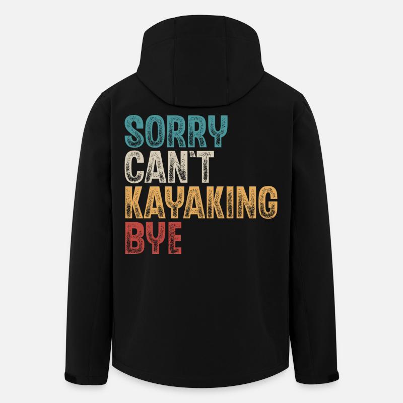 Kajak Kajakfahrer Kajaker - Recycelte Männer Softshell-Jacke von Stanley/Stella - Schwarz