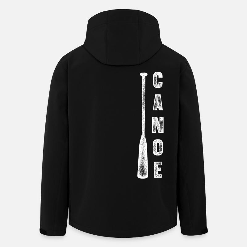 Canoeing Canoeing Canoeing - Men’s Recycled Softshell Jacket by Stanley/Stella - black