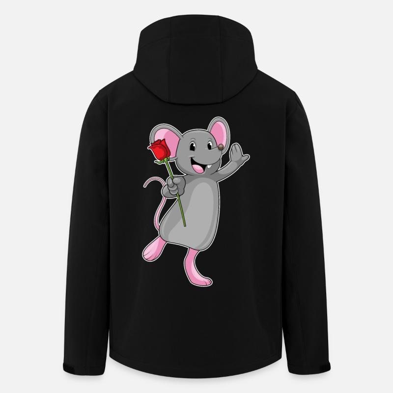 Rat Rose - Men’s Recycled Softshell Jacket by Stanley/Stella - black