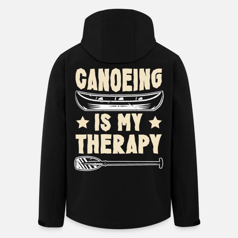 Canoë Canoë Canoë - Veste softshell homme en polyester recyclé Stanley/Stella - noir