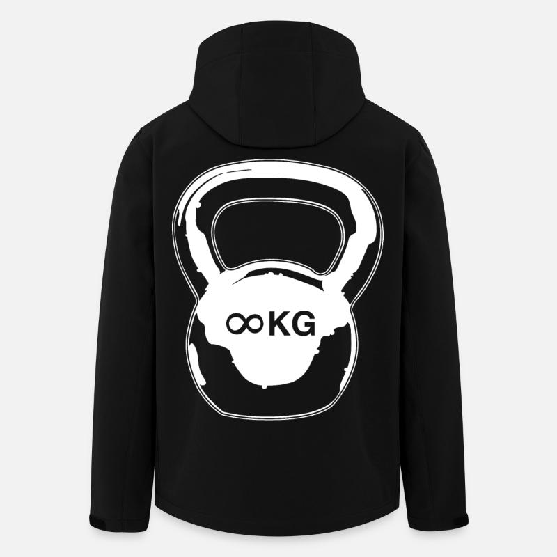 Kettlebell - Veste softshell homme en polyester recyclé Stanley/Stella - noir