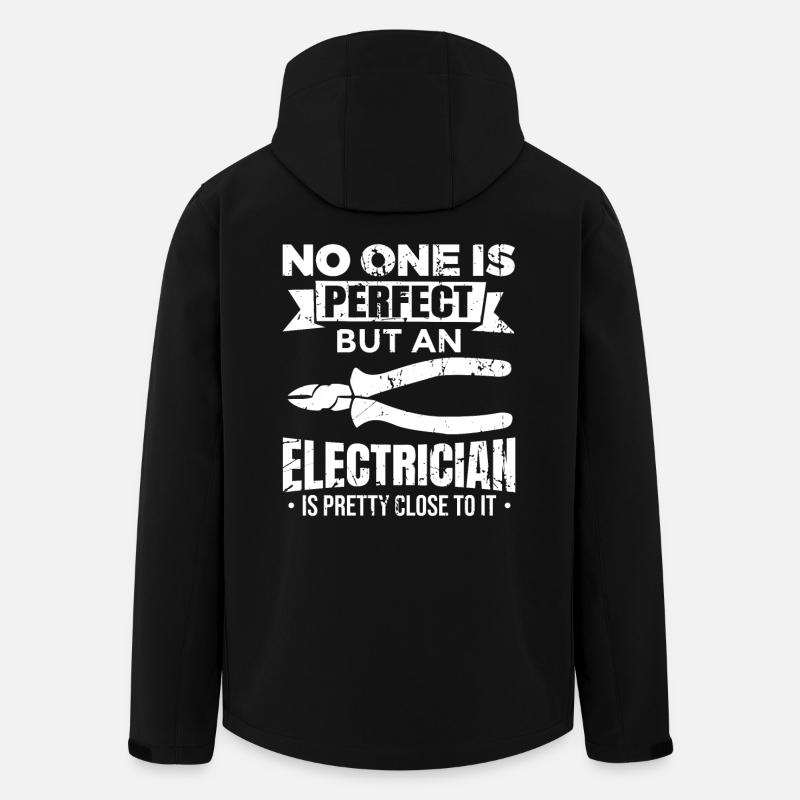 Electrical Engineer Witz - Men’s Recycled Softshell Jacket by Stanley/Stella - black