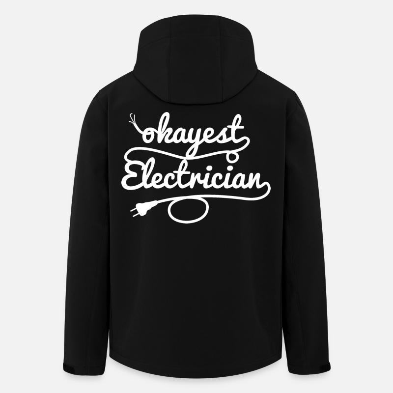 Mittelmäßiger Elektriker - Recycelte Männer Softshell-Jacke von Stanley/Stella - Schwarz