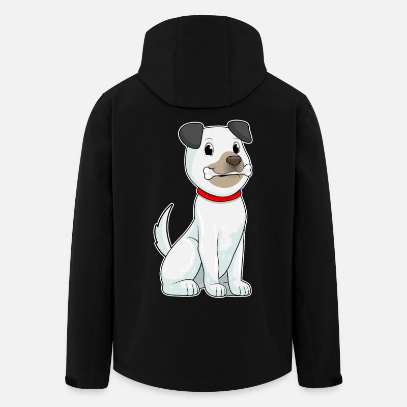Dog Bones - Men’s Recycled Softshell Jacket by Stanley/Stella - black