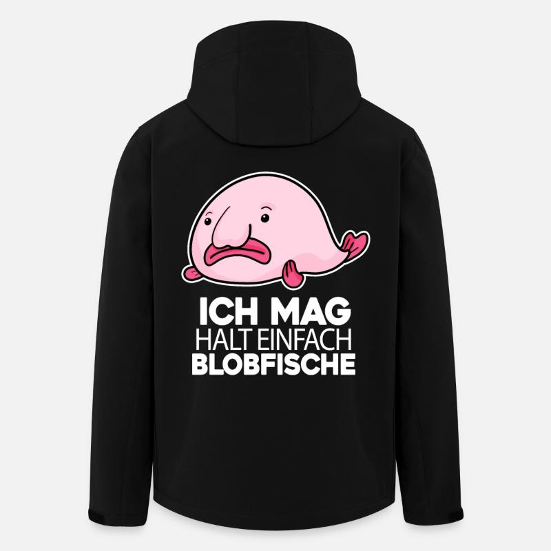 Blobfisch - Recycelte Männer Softshell-Jacke von Stanley/Stella - Schwarz