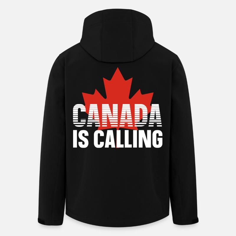 Canada - Men’s Recycled Softshell Jacket by Stanley/Stella - black