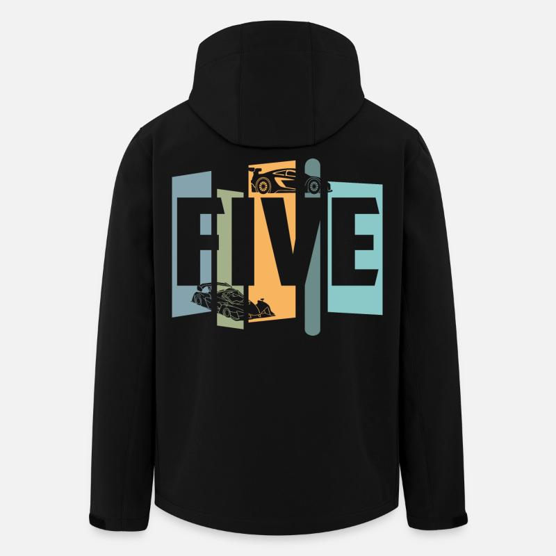 Five years old - Men’s Recycled Softshell Jacket by Stanley/Stella - black