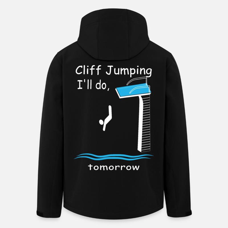 Cliff divers - Men’s Recycled Softshell Jacket by Stanley/Stella - black