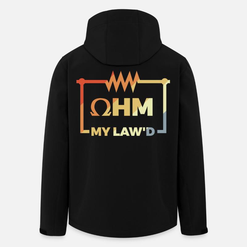 Lustiges Ohmsches Gesetz - Recycelte Männer Softshell-Jacke von Stanley/Stella - Schwarz
