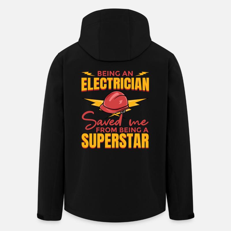 Elektroingenieur Witz - Recycelte Männer Softshell-Jacke von Stanley/Stella - Schwarz