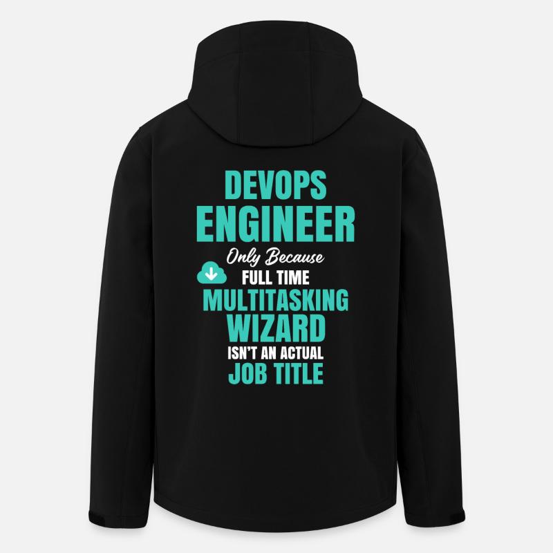 Assistant multitâche DevOps Engineer - Veste softshell homme en polyester recyclé Stanley/Stella - noir