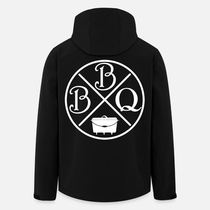 BBQ - Dutch Oven - Recycelte Männer Softshell-Jacke von Stanley/Stella - Schwarz