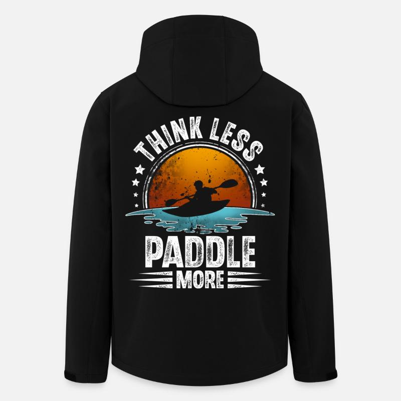 Kayak Kayaking Paddle Kayaker Kayaker - Veste softshell homme en polyester recyclé Stanley/Stella - noir