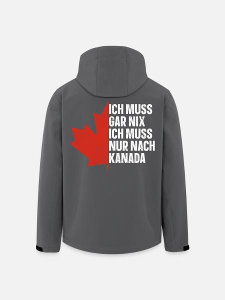 Kanada - Recycelte Männer Softshell-Jacke von Stanley/Stella - Schwarz
