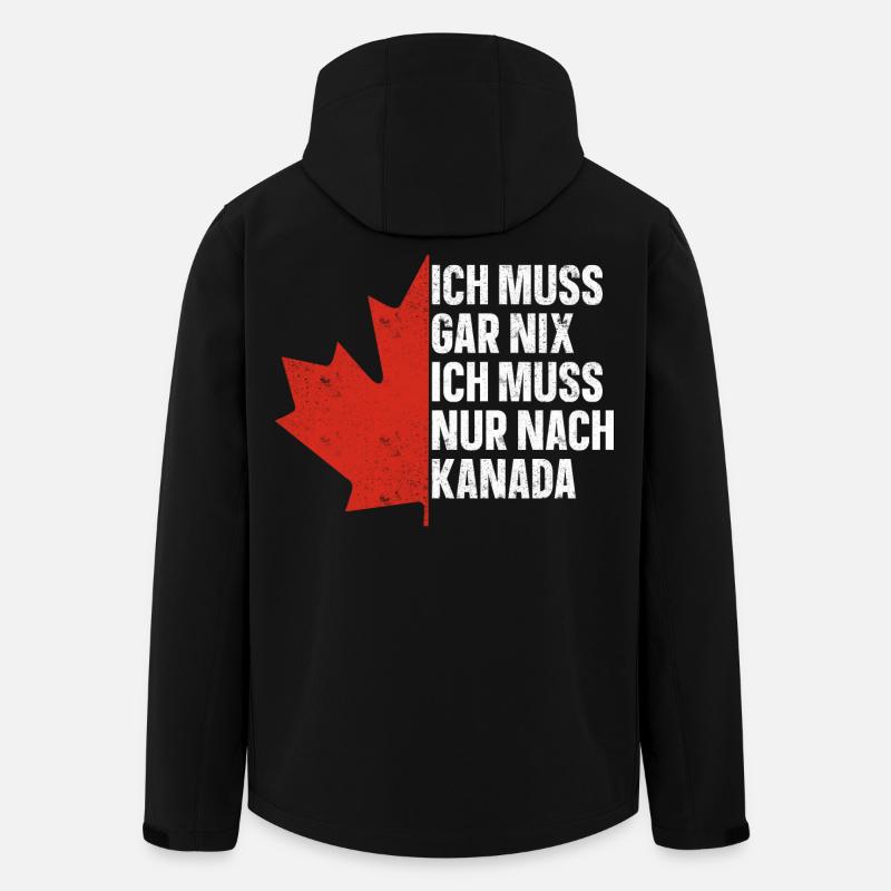 Kanada - Recycelte Männer Softshell-Jacke von Stanley/Stella - Schwarz