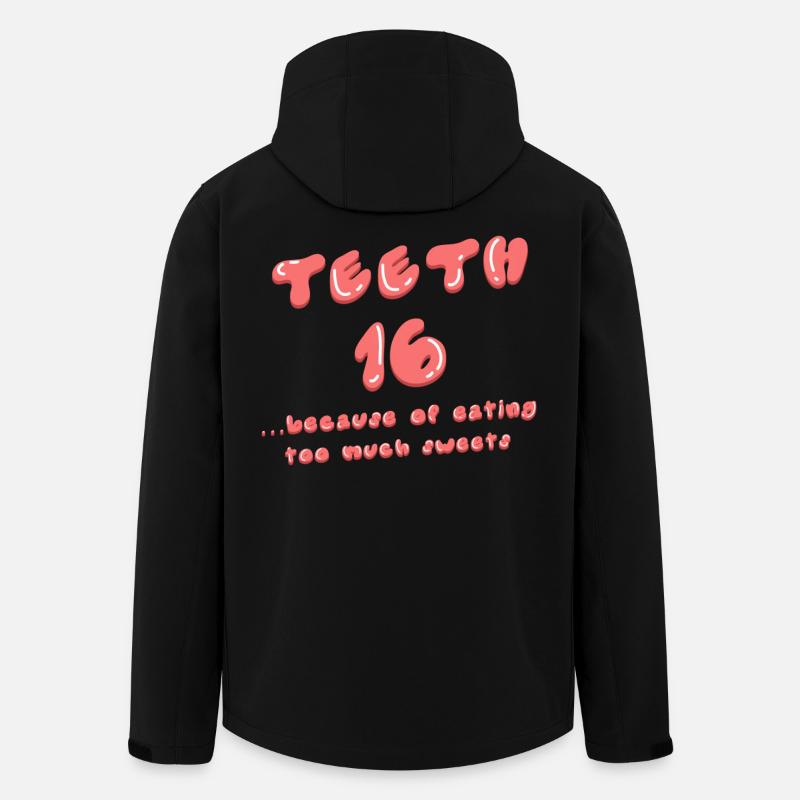 Naschkatzen Naschen Nachspeise Lecker Statement - Recycelte Männer Softshell-Jacke von Stanley/Stella - Schwarz