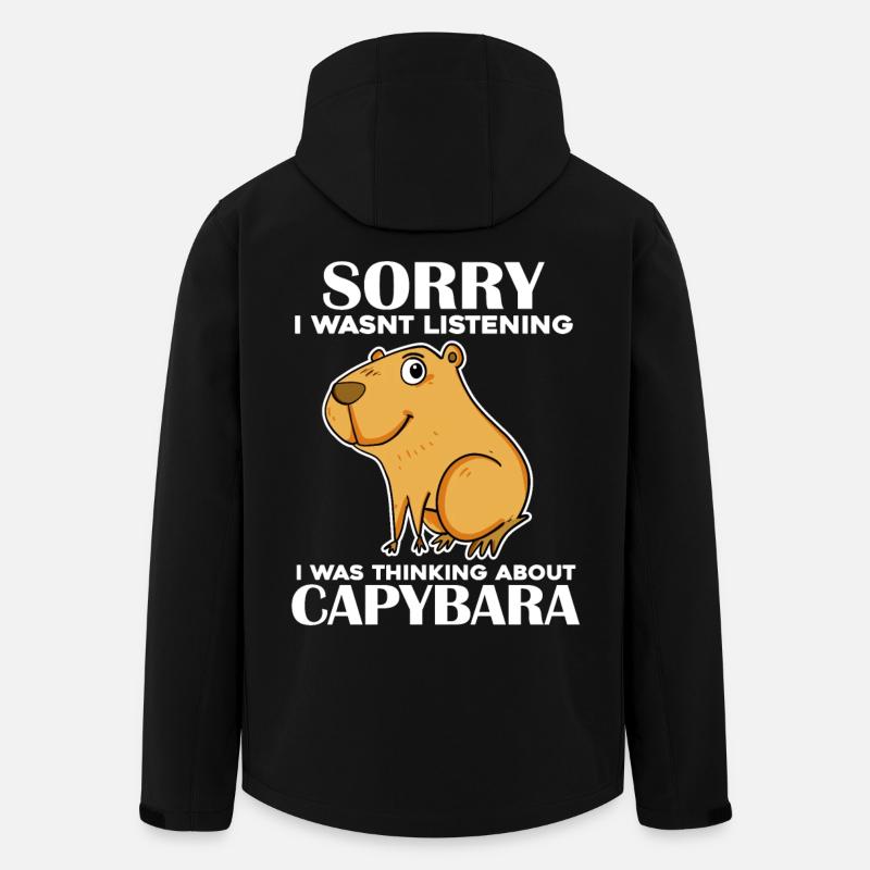 Capybara - Veste softshell homme en polyester recyclé Stanley/Stella - noir