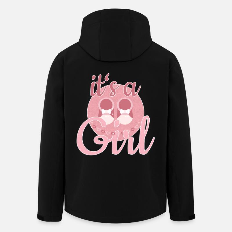 Cadeau Bébé Fille - Veste softshell homme en polyester recyclé Stanley/Stella - noir
