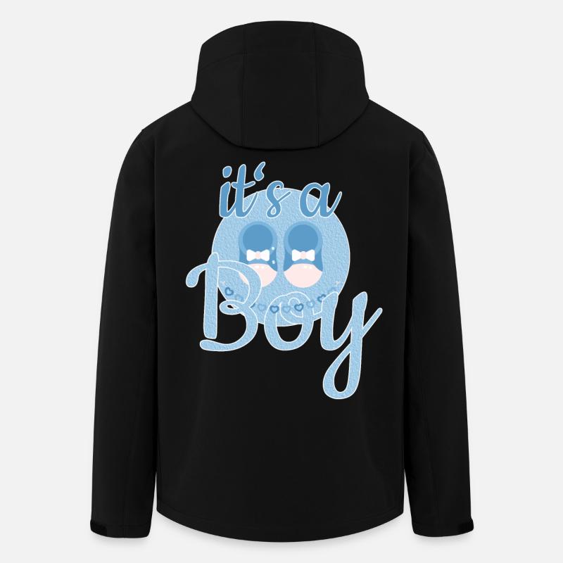 Baby Boy Geschenk - Recycelte Männer Softshell-Jacke von Stanley/Stella - Schwarz