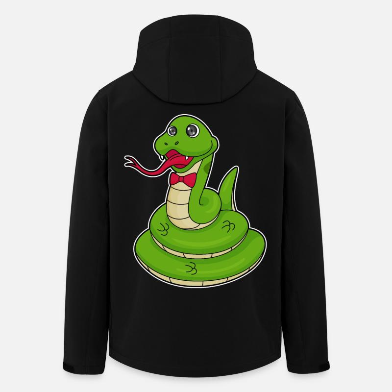 Snake Bow - Men’s Recycled Softshell Jacket by Stanley/Stella - black