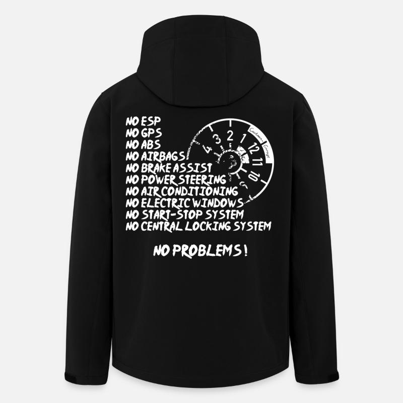 No Problems - Recycelte Männer Softshell-Jacke von Stanley/Stella - Schwarz