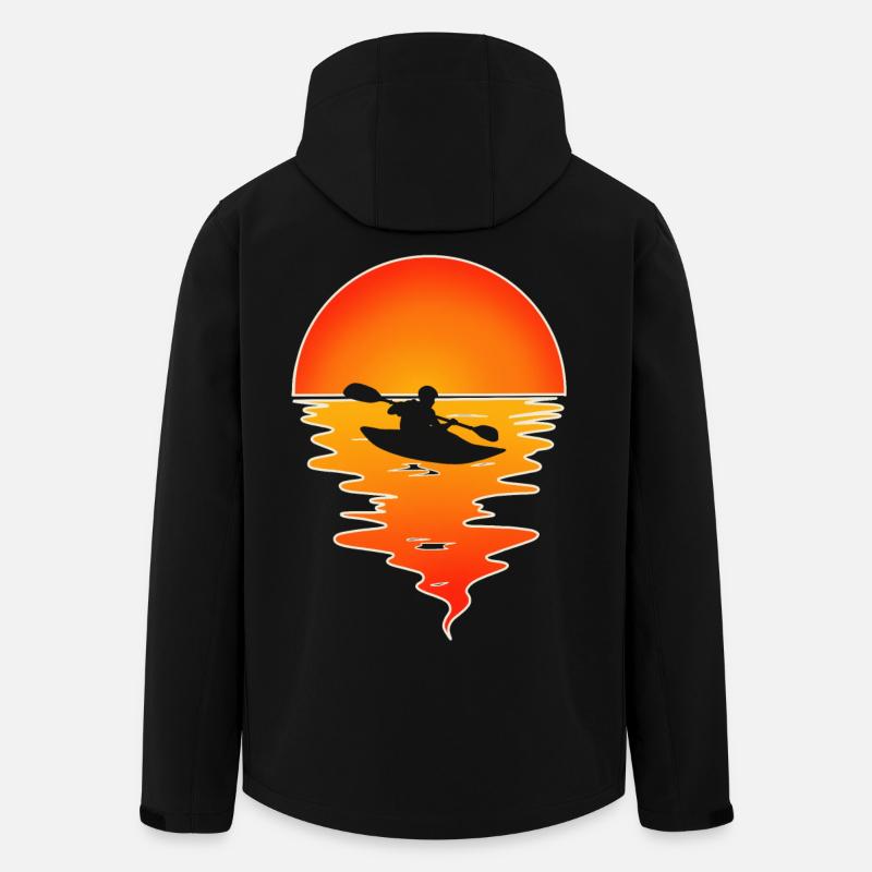 Kayak Kayaker Kayaker - Men’s Recycled Softshell Jacket by Stanley/Stella - black