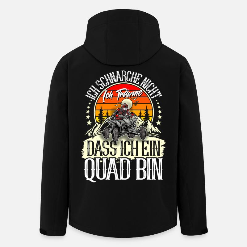Quad ATV Offroad Quadfahrer - Recycelte Männer Softshell-Jacke von Stanley/Stella - Schwarz